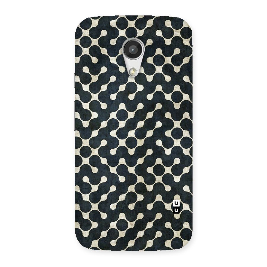 Black Maze Design Back Case for Moto G 2nd Gen