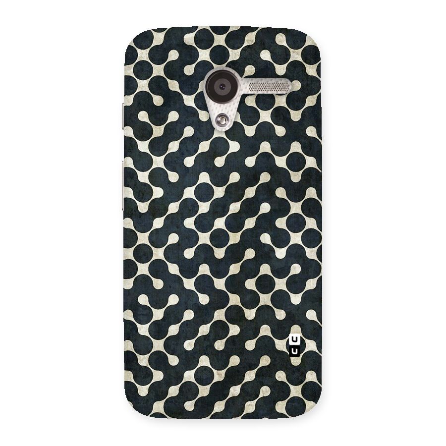 Black Maze Design Back Case for Moto X