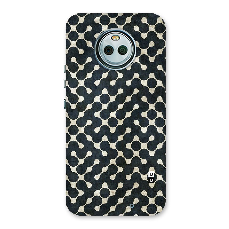 Black Maze Design Back Case for Moto X4