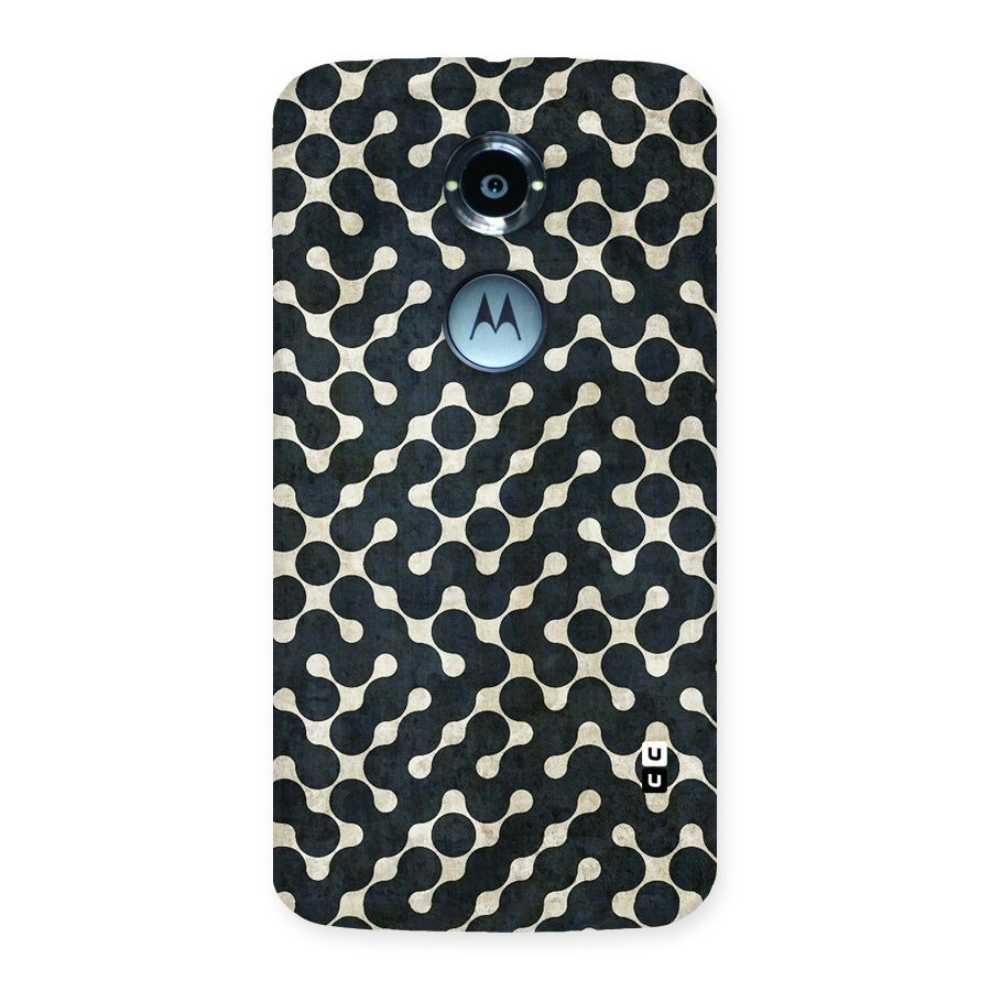 Black Maze Design Back Case for Moto X 2nd Gen