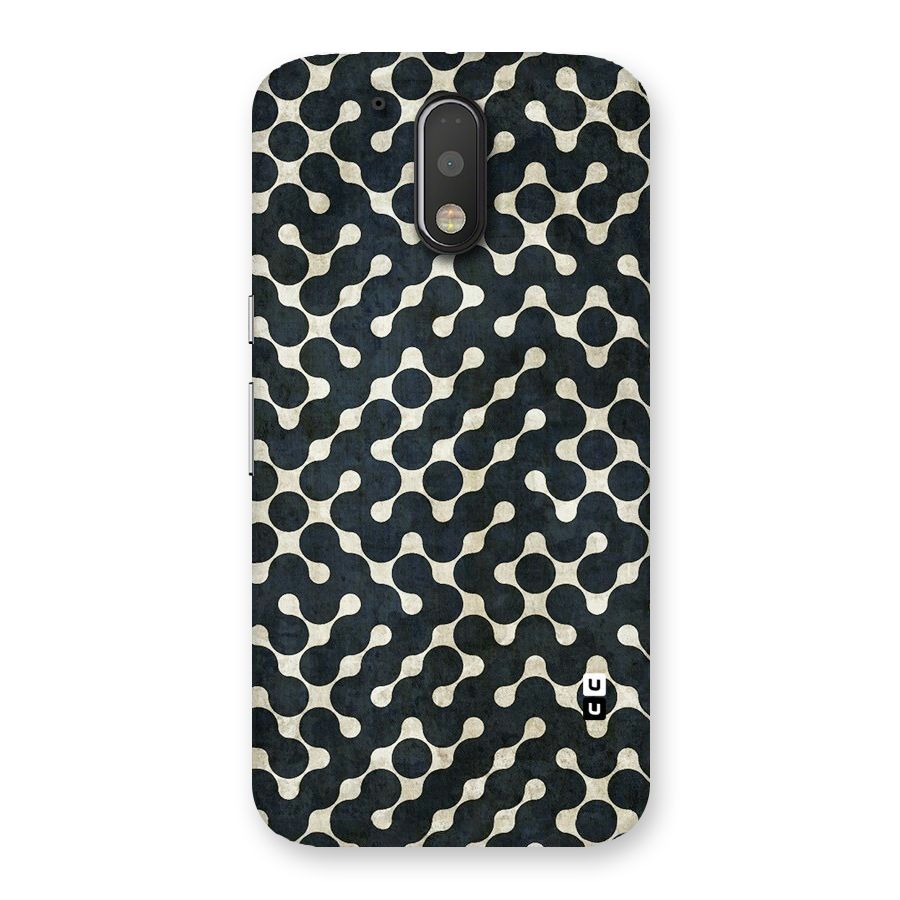 Black Maze Design Back Case for Motorola Moto G4