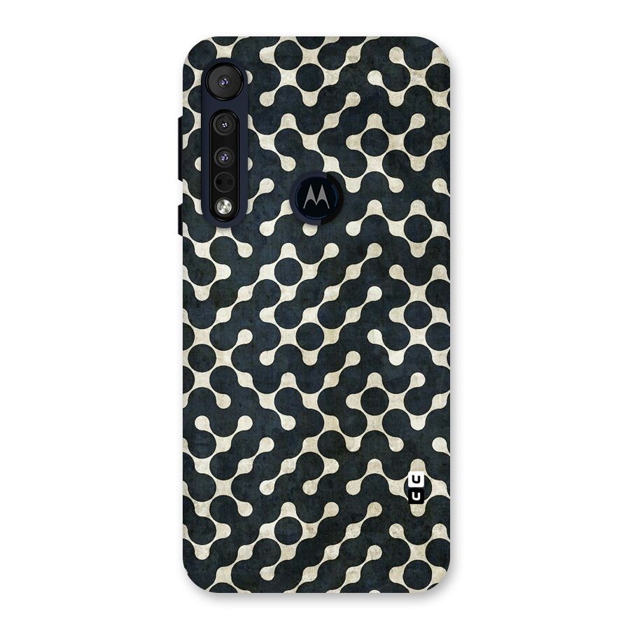 Black Maze Design Back Case for Motorola One Macro