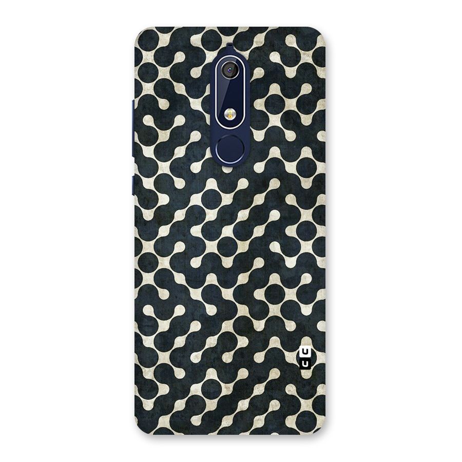 Black Maze Design Back Case for Nokia 5.1