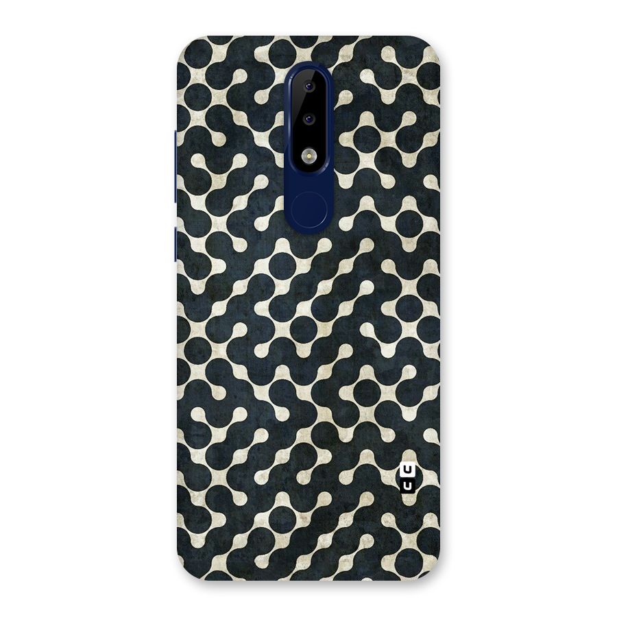 Black Maze Design Back Case for Nokia 5.1 Plus