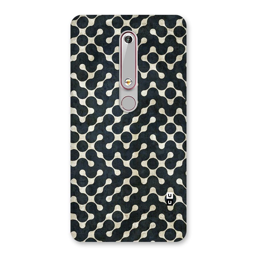 Black Maze Design Back Case for Nokia 6.1