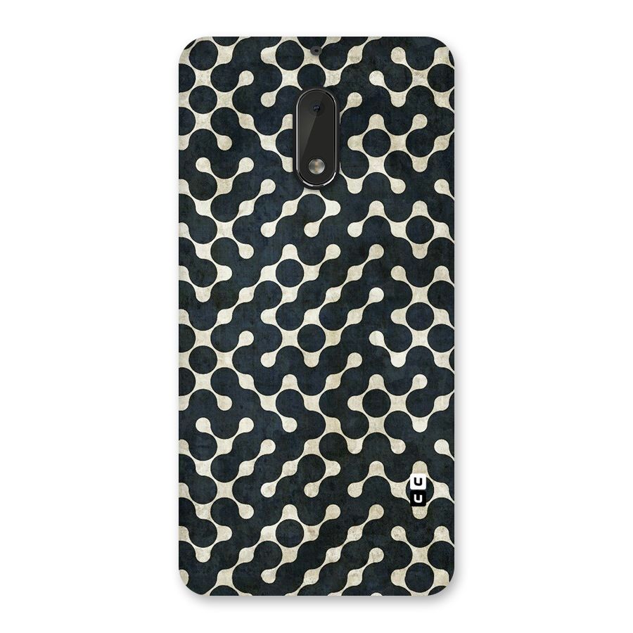 Black Maze Design Back Case for Nokia 6