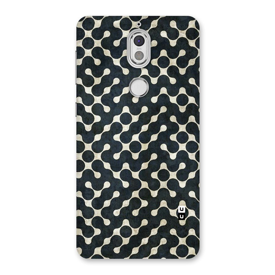 Black Maze Design Back Case for Nokia 7