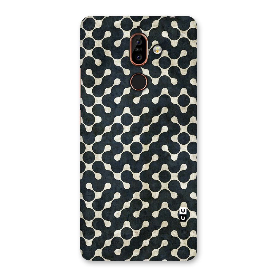 Black Maze Design Back Case for Nokia 7 Plus