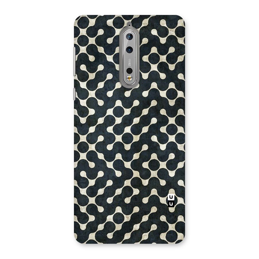 Black Maze Design Back Case for Nokia 8