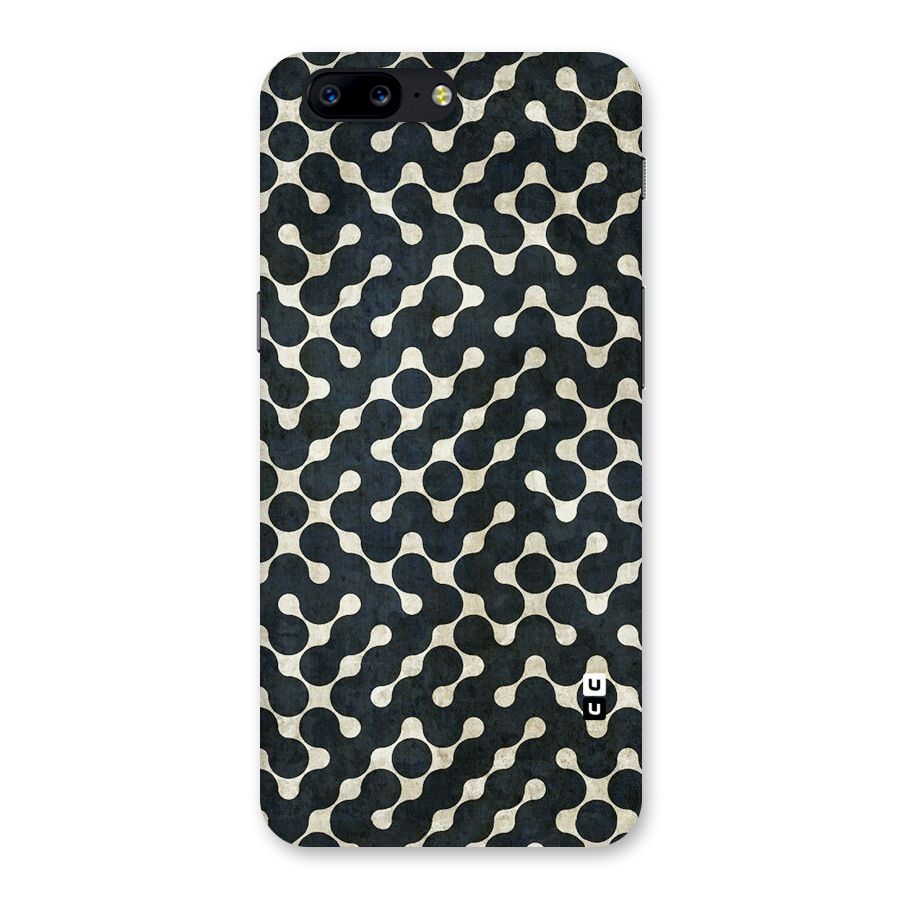 Black Maze Design Back Case for OnePlus 5