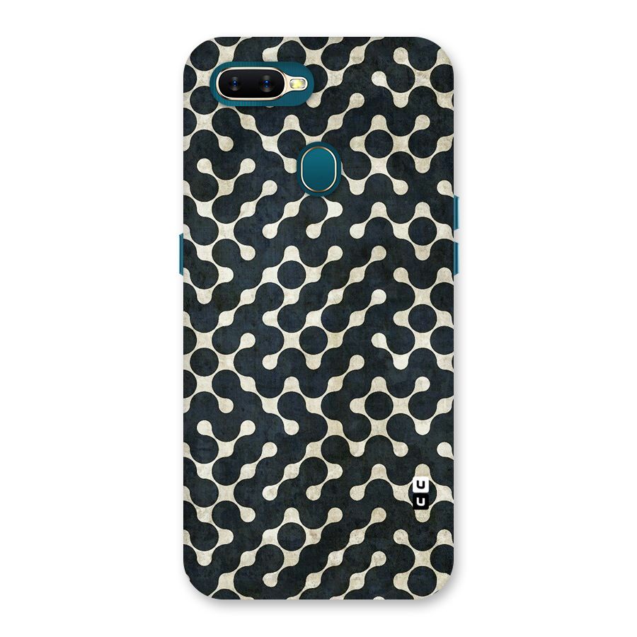 Black Maze Design Back Case for Oppo A11k