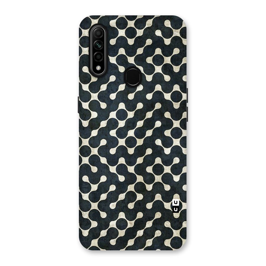 Black Maze Design Back Case for Oppo A31