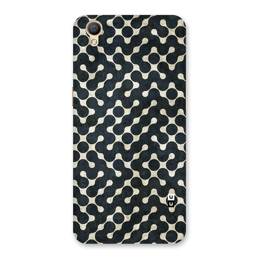 Black Maze Design Back Case for Oppo A37