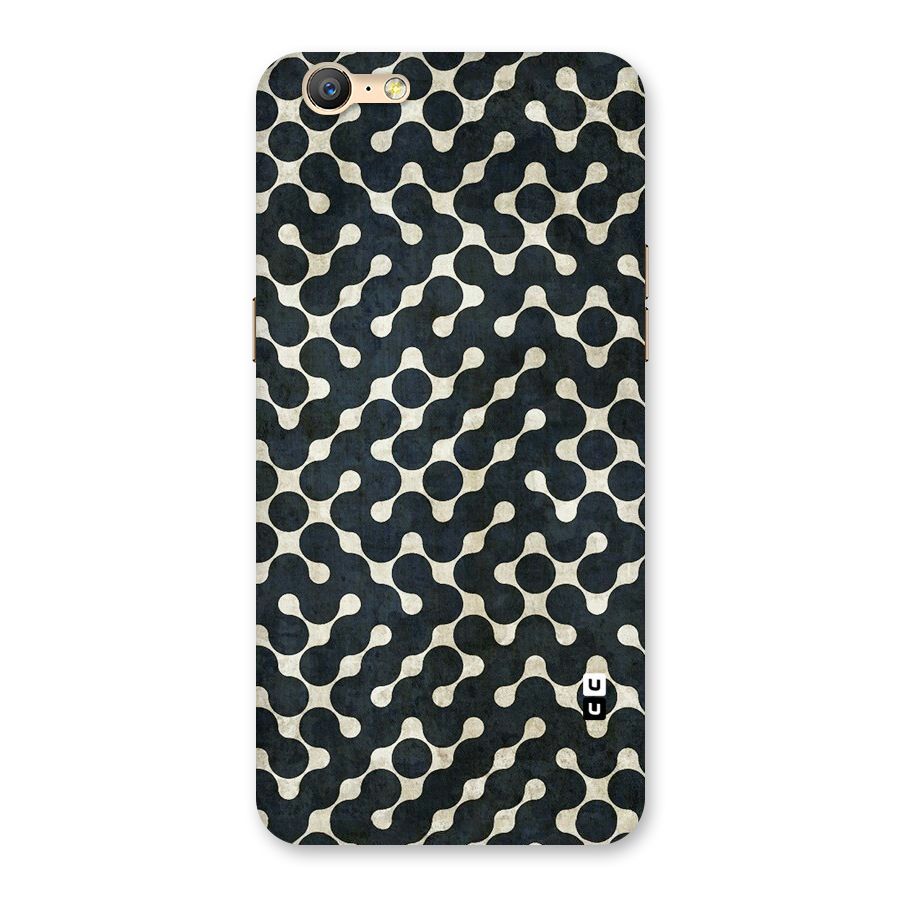 Black Maze Design Back Case for Oppo A57