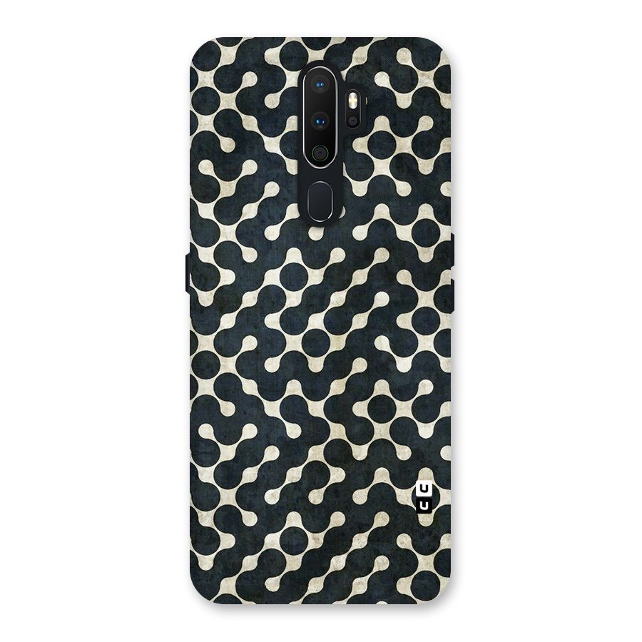 Black Maze Design Back Case for Oppo A5 (2020)