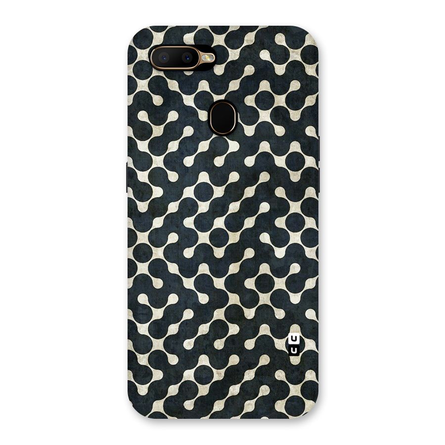 Black Maze Design Back Case for Oppo A5s