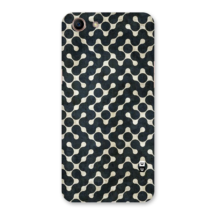 Black Maze Design Back Case for Oppo A83 (2018)