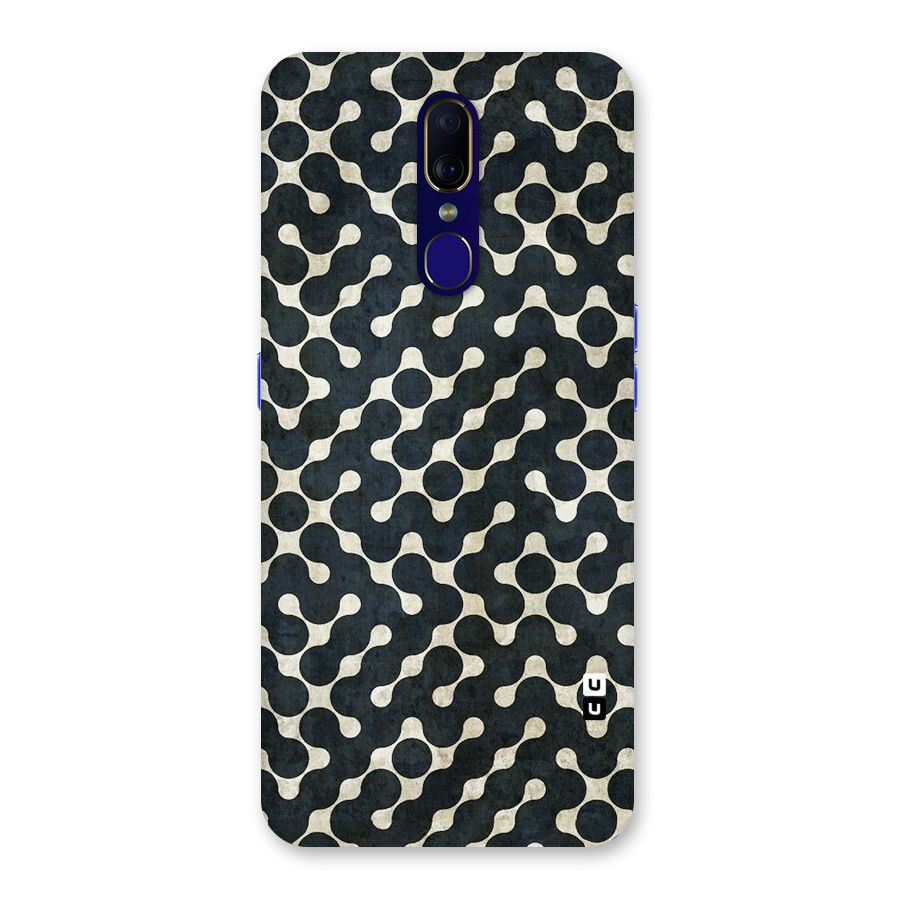 Black Maze Design Back Case for Oppo A9