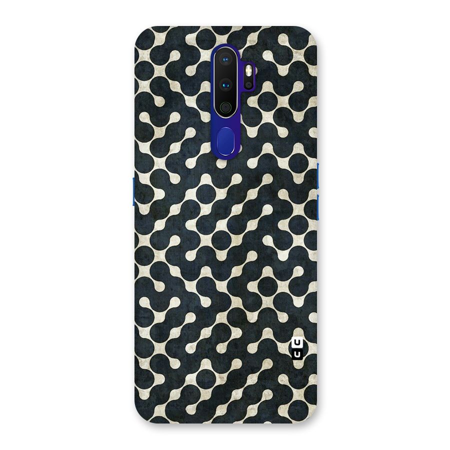 Black Maze Design Back Case for Oppo A9 (2020)