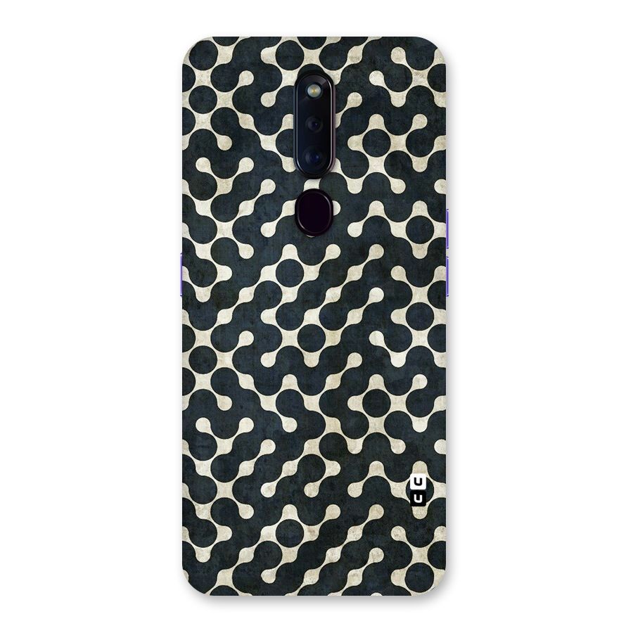 Black Maze Design Back Case for Oppo F11 Pro