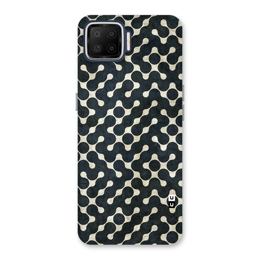 Black Maze Design Back Case for Oppo F17