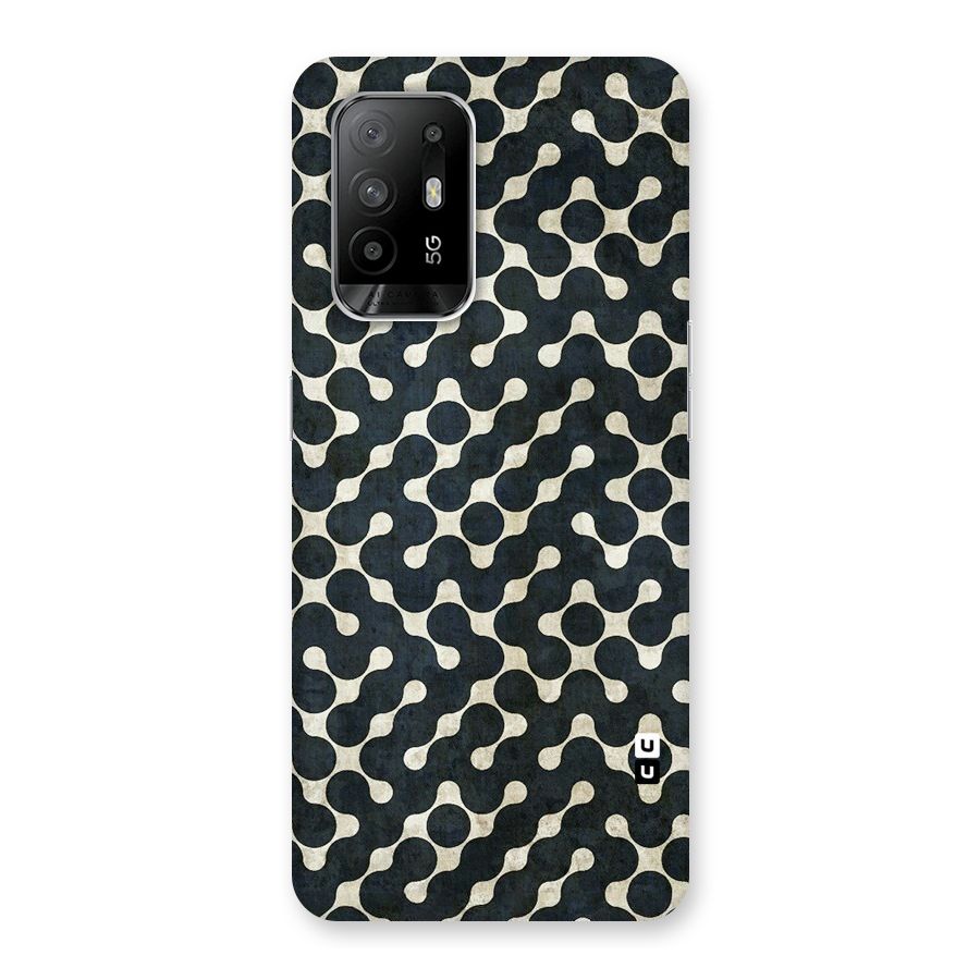 Black Maze Design Back Case for Oppo F19 Pro Plus 5G