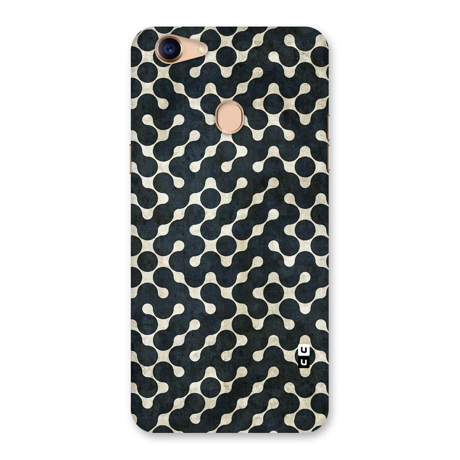 Black Maze Design Back Case for Oppo F5