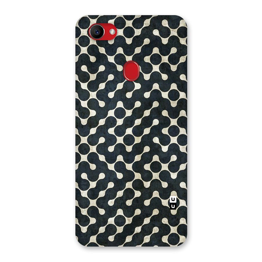 Black Maze Design Back Case for Oppo F7