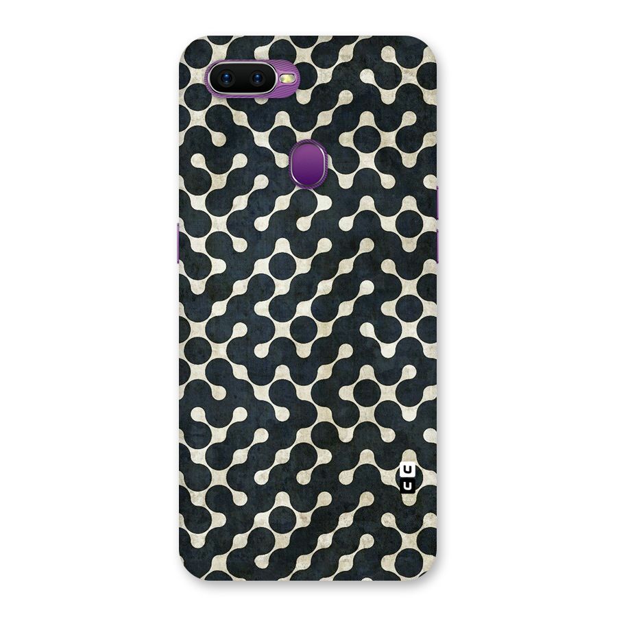 Black Maze Design Back Case for Oppo F9
