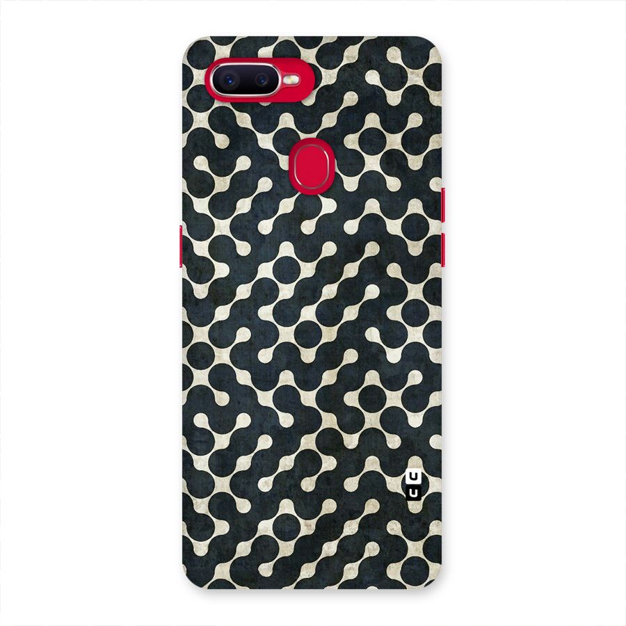 Black Maze Design Back Case for Oppo F9 Pro