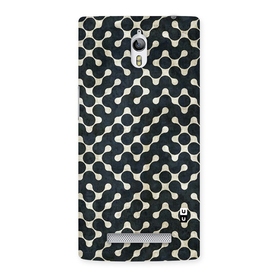 Black Maze Design Back Case for Oppo Find 7