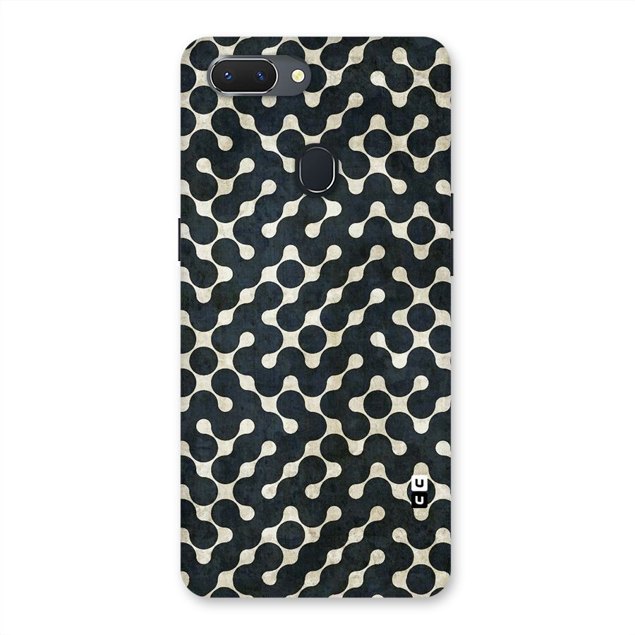 Black Maze Design Back Case for Oppo Realme 2