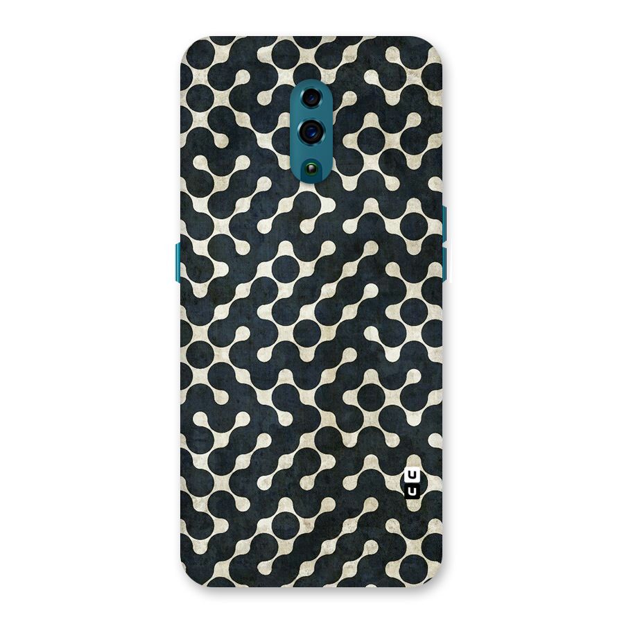 Black Maze Design Back Case for Oppo Reno