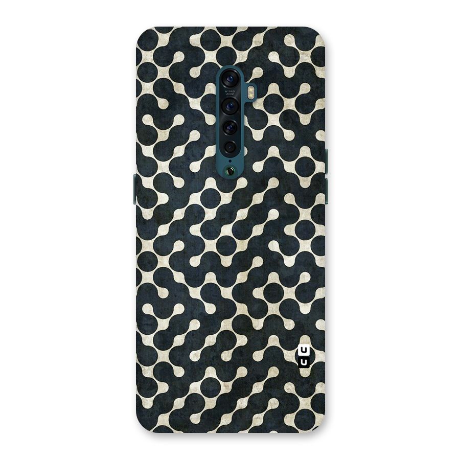 Black Maze Design Back Case for Oppo Reno2