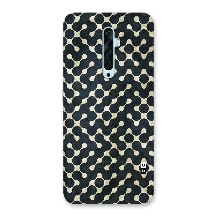 Black Maze Design Back Case for Oppo Reno2 F