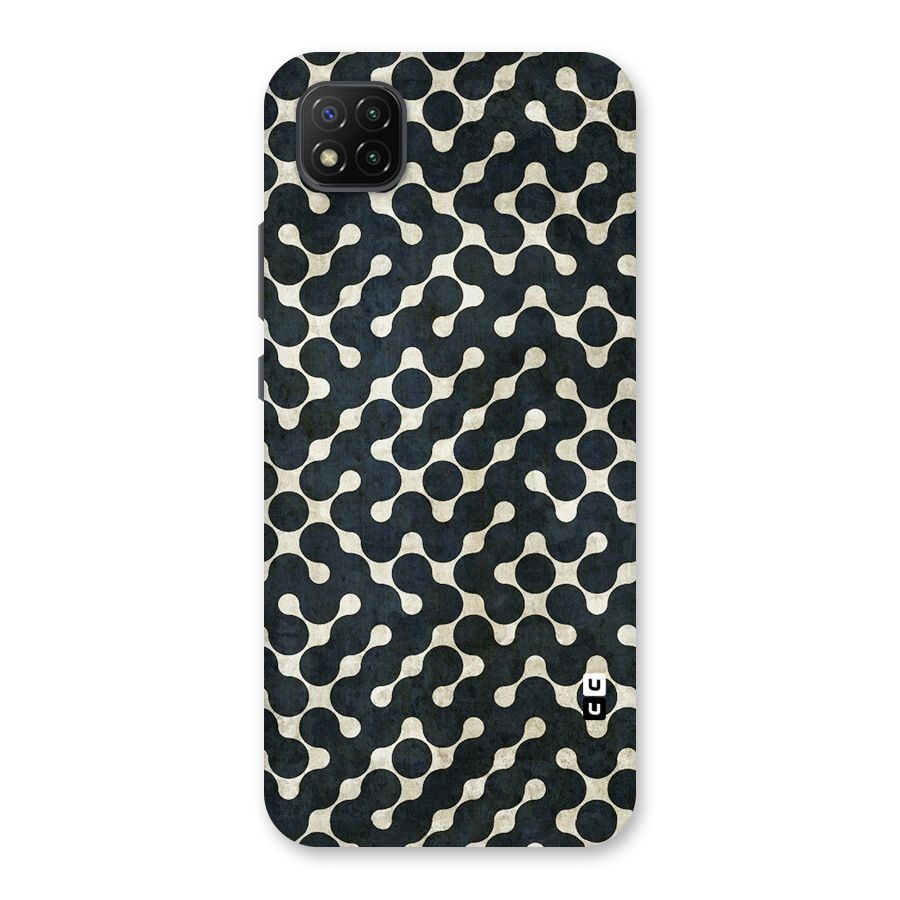 Black Maze Design Back Case for Poco C3