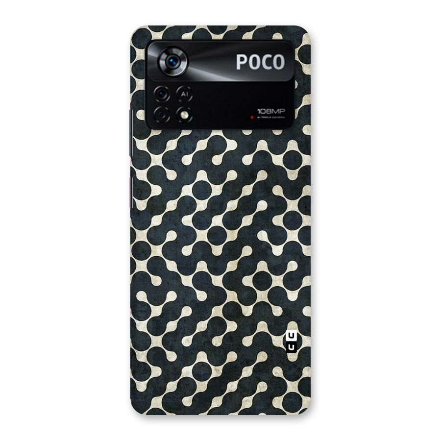 Black Maze Design Back Case for Poco X4 Pro 5G