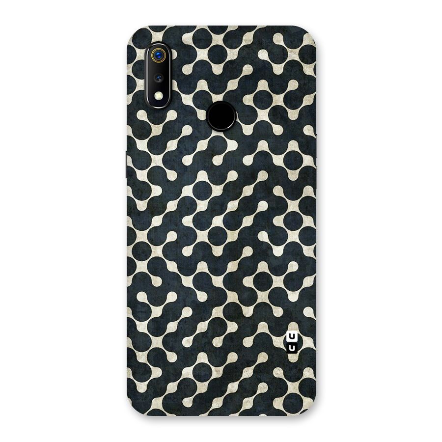 Black Maze Design Back Case for Realme 3
