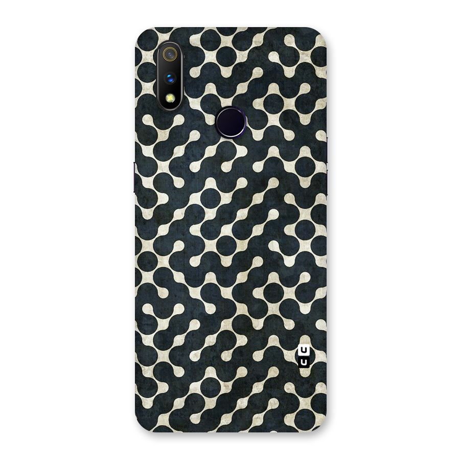 Black Maze Design Back Case for Realme 3 Pro
