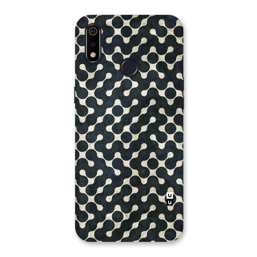 Black Maze Design Back Case for Realme 3i