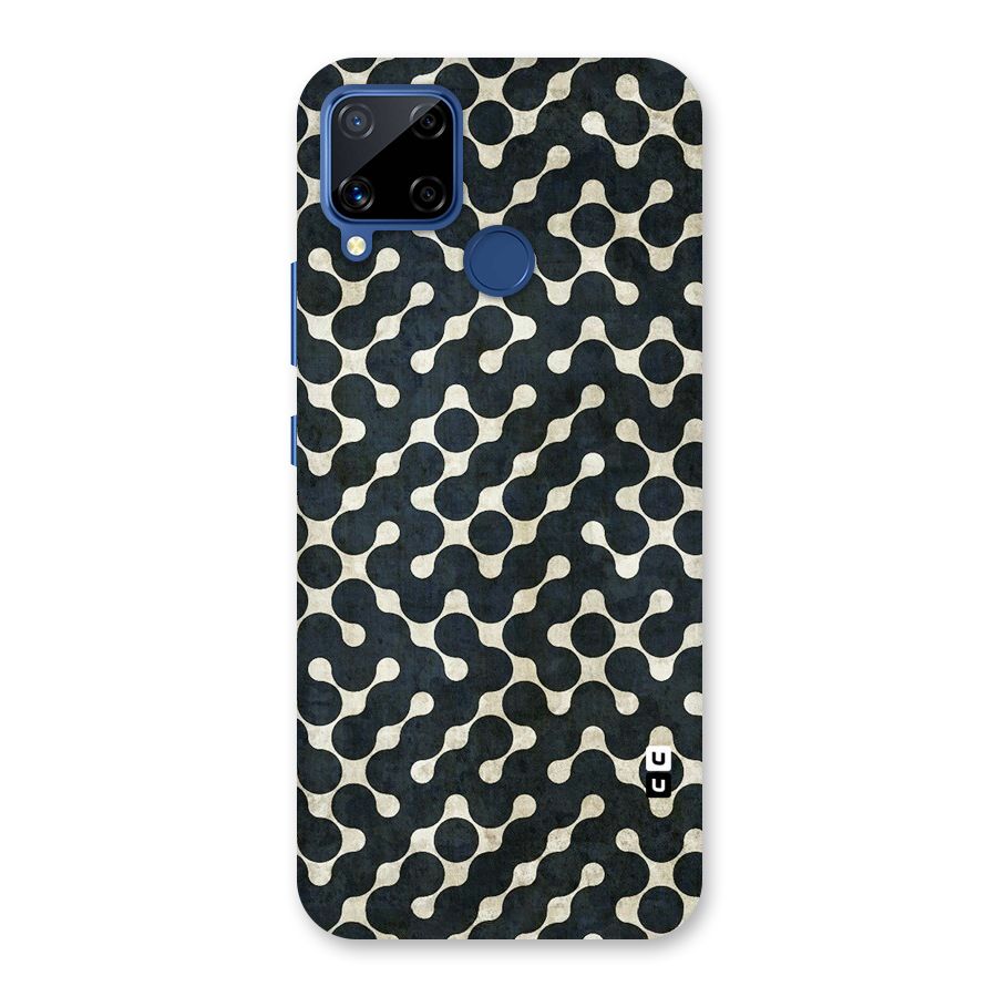 Black Maze Design Back Case for Realme C15