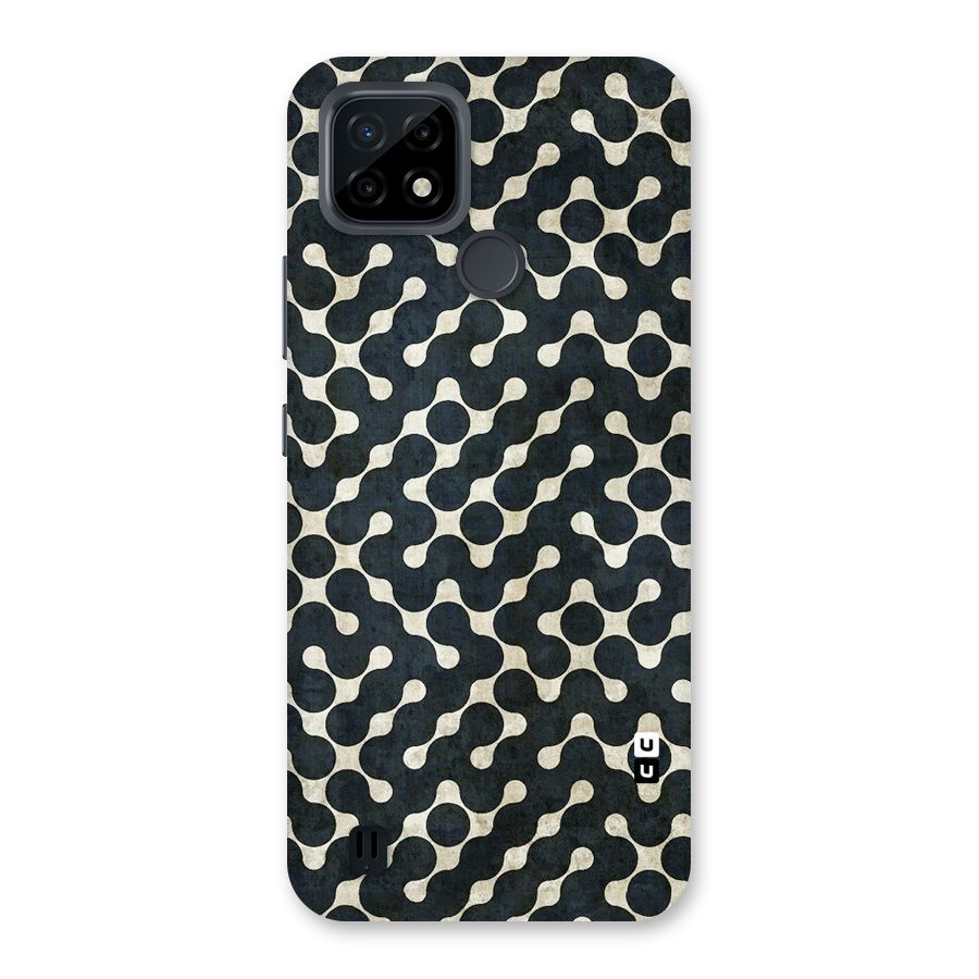 Black Maze Design Back Case for Realme C21