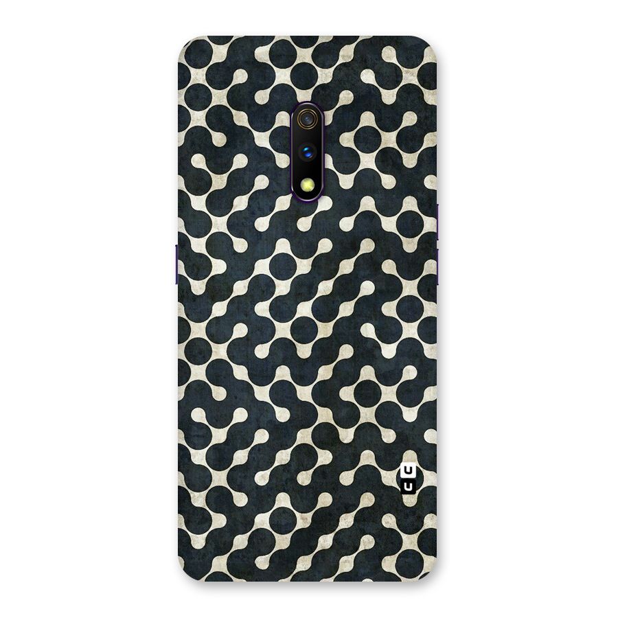 Black Maze Design Back Case for Realme X