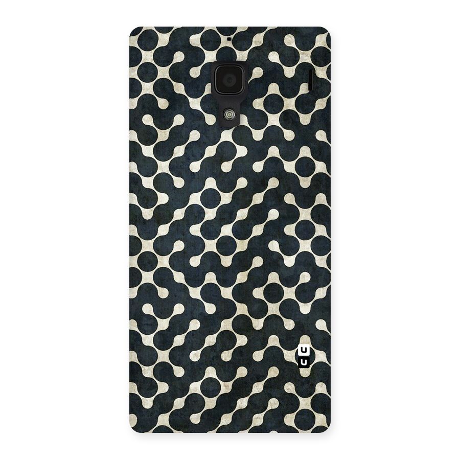 Black Maze Design Back Case for Redmi 1S