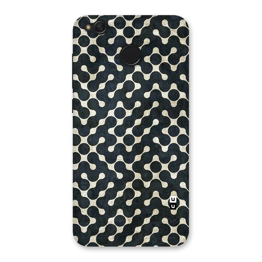Black Maze Design Back Case for Redmi 4