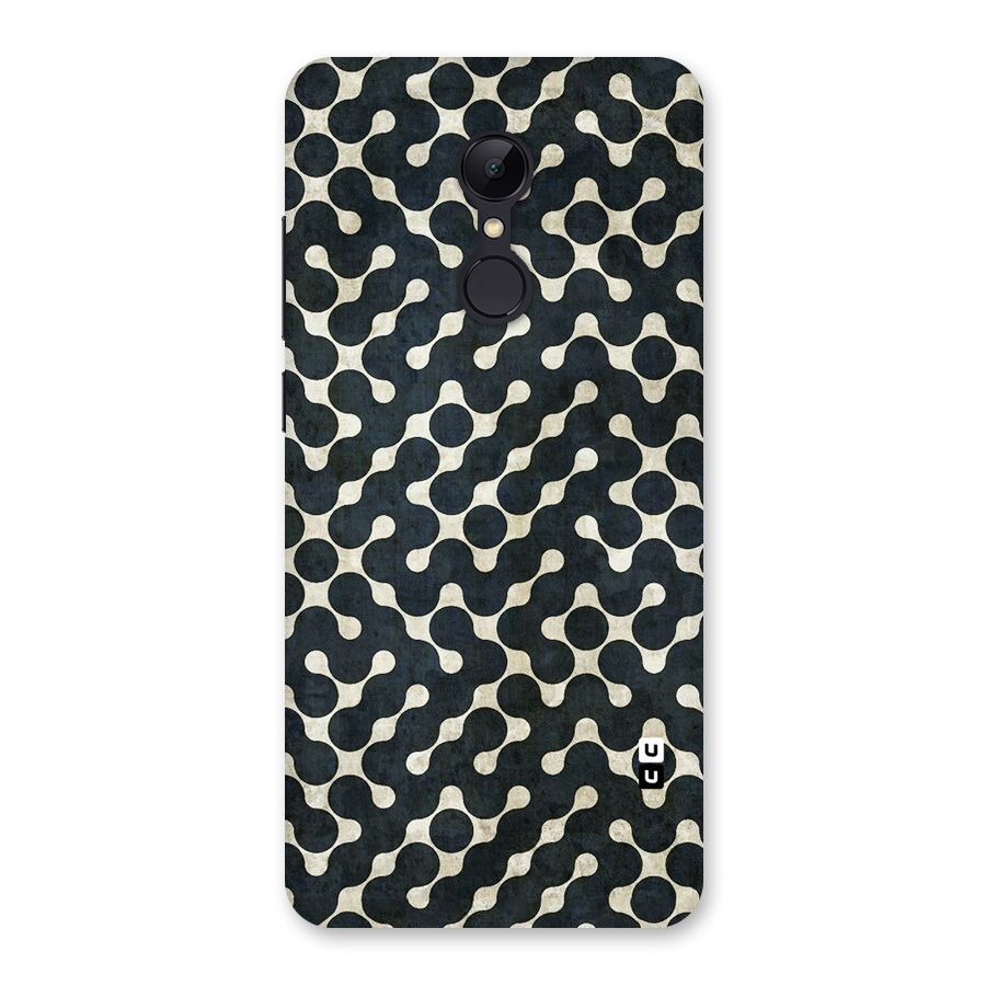 Black Maze Design Back Case for Redmi 5