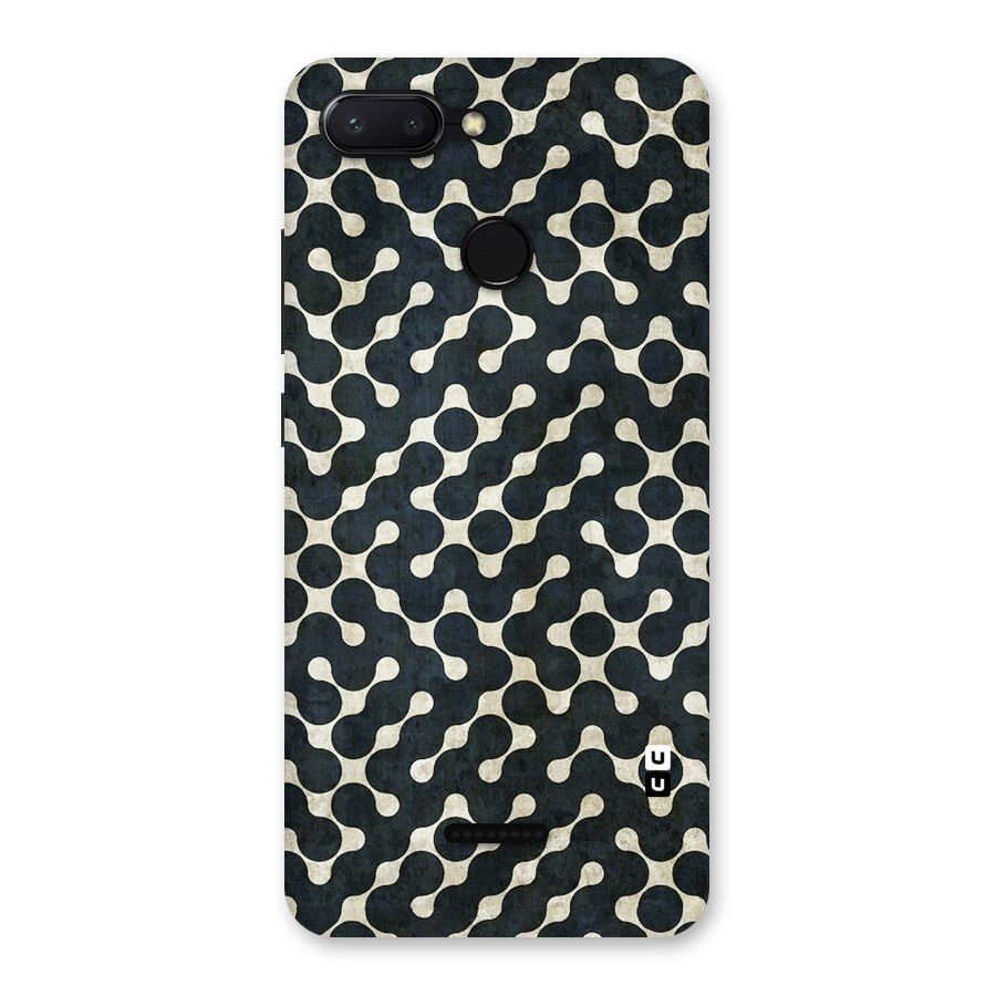 Black Maze Design Back Case for Redmi 6