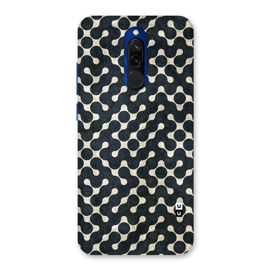 Black Maze Design Back Case for Redmi 8