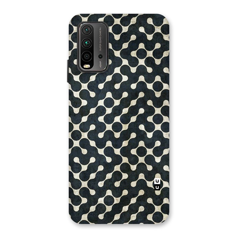 Black Maze Design Back Case for Redmi 9 Power