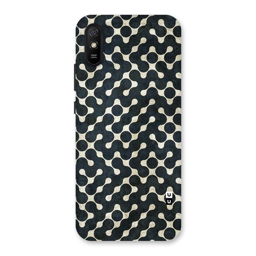 Black Maze Design Back Case for Redmi 9i